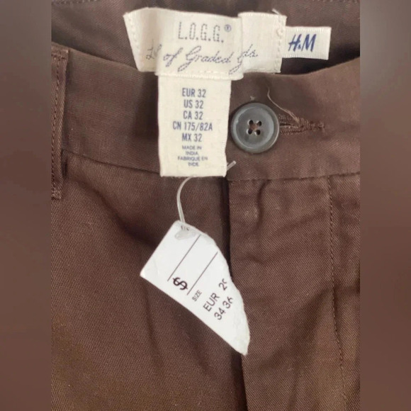 H&M men brown chinos - Picture 3 of 6